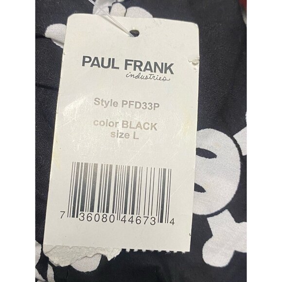 Y2K Paul Frank Pajama Pants - Skurvy Skull & Crossbones Monkey - Women's L - NWO - Picture 6 of 6